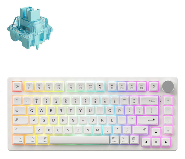 Akko PC75B Plus Air - V3 Cream Blue Pro - 1289394 - zdjęcie 2